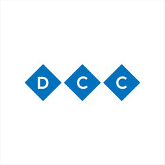 DCC letter technology logo design on white background. DCC creative initials letter IT logo concept. DCC setting shape design
