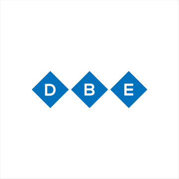 DBE letter technology logo design on white background. DBE creative initials letter IT logo concept. DBE setting shape design
