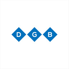 DGB letter technology logo design on white background. DGB creative initials letter IT logo concept. DGB setting shape design
