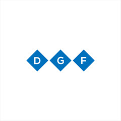 DGF letter technology logo design on white background. DGF creative initials letter IT logo concept. DGF setting shape design
