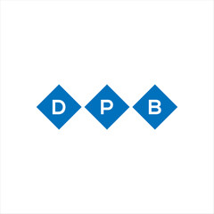 DPB letter technology logo design on white background. DPB creative initials letter IT logo concept. DPB setting shape design
