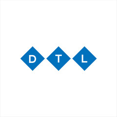 DTL letter technology logo design on white background. DTL creative initials letter IT logo concept. DTL setting shape design
