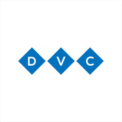 DVC letter technology logo design on white background. DVC creative initials letter IT logo concept. DVC setting shape design
