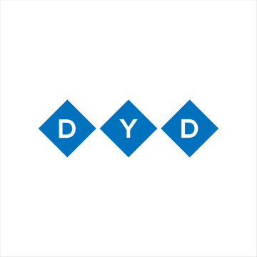 DYD letter technology logo design on white background. DYD creative initials letter IT logo concept. DYD setting shape design
