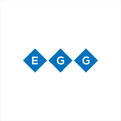EGG letter technology logo design on white background. EGG creative initials letter IT logo concept. EGG setting shape design
