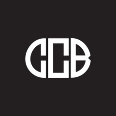 CCB letter technology logo design on black background. CCB creative initials letter IT logo concept. CCB setting shape design
