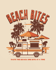 Beach Bites - Summer Vector Art, Illustration and Graphic