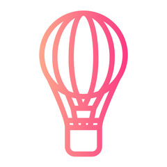 Hot Air Balloon line icon