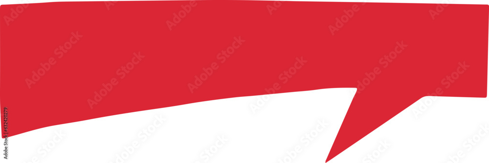 Aufkleber vector speech bubble icon red color