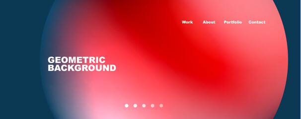 Round shapes and circles geometric abstract background. Vector Illustration For Wallpaper, Banner, Background, Card, Book Illustration, landing page