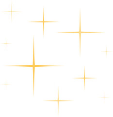 Vector flat star sparkle firework, Decoration twinkle, shiny flash.