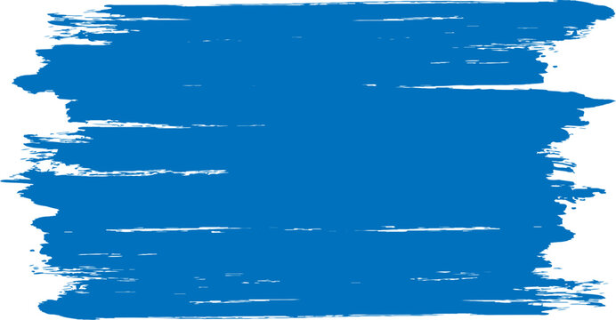 Vector blue ink brushes