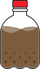 illustration of a cola bottle
