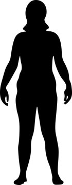 Woman Body Silhouette Illustration