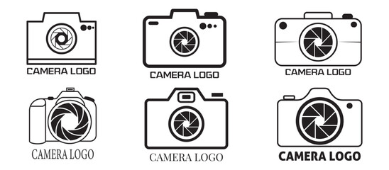 Photo camera vector icons. Camera icon set. Camera line icons of photography, video camera and photo camera Photo camera in flat style. Vector