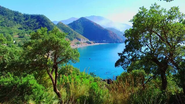 beautiful paradise beach in jijel algeria