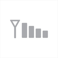 communication antenna icon vector illustration symbol
