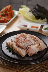 korean style beef pork bbq meat 