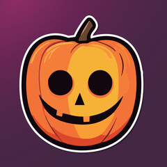 ハロウィンのかぼちゃのイラスト