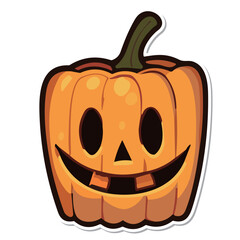 ハロウィンのかぼちゃのイラスト