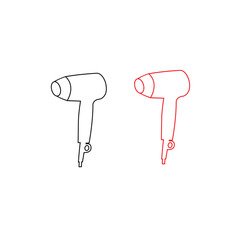 hair dryer icon vector design.