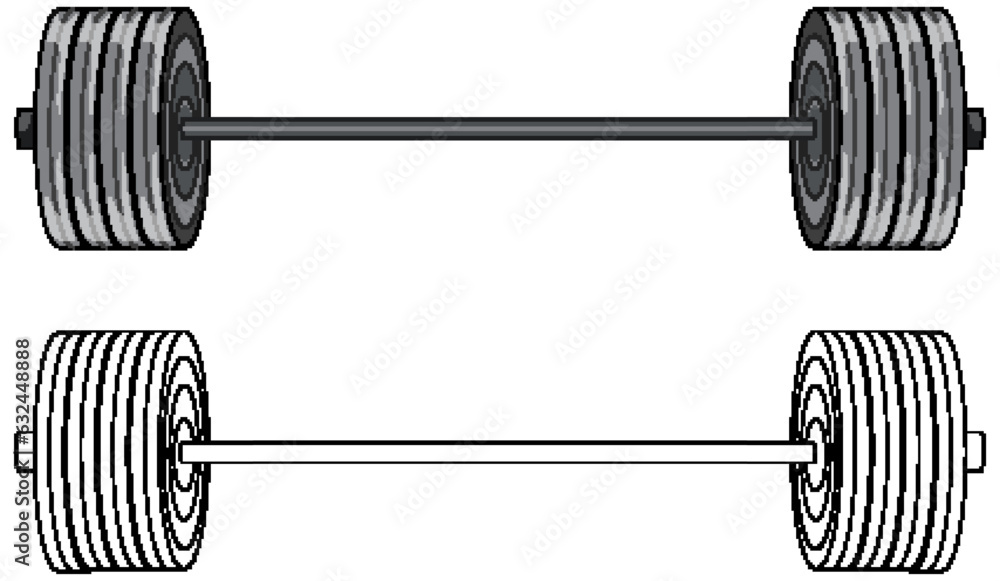 Poster Strength Training with Barbell Weights