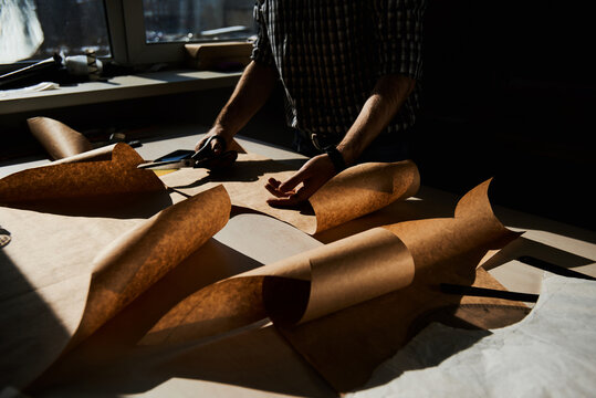 Clothier working late