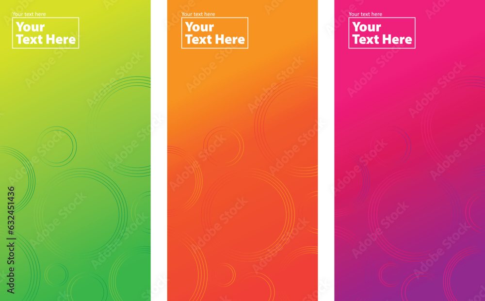 Poster abstract pattern background with line gradient texture for minimal dynamic cover design. pink, yello