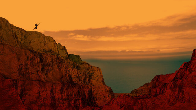 Beautiful landscape artwork  for wallpaper.