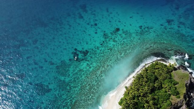 Dream tropical life Fiji aerial drone video