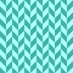 Fototapeta premium Blue Chevrons seamless pattern background retro vintage design