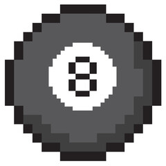 Obraz premium pixel snooker
