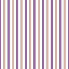 Abstract geometric seamless pattern.Purple beige Vertical stripes. Wrapping paper. Print for interior design and fabric. Kids background. Backdrop in vintage and retro style.