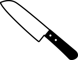 包丁のイラスト　kitchen knife