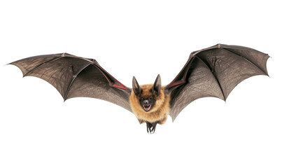 Flying bat isolated on transparent or white background, png - obrazy, fototapety, plakaty