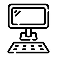 computer Line Icon