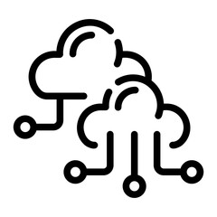 cloud Line Icon