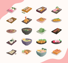 Japanese Food Illustration