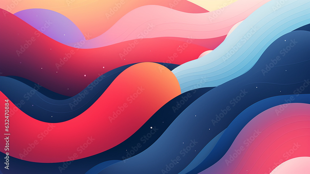 Poster abstract, modern background with soft gradient colors