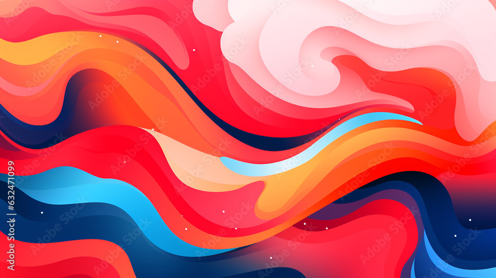Poster abstract modern background with soft gradient colors