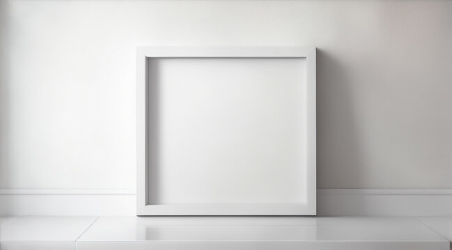 Square canvas framed by Generative AI