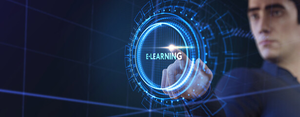 EdTech Education Technology e-learning online learning internet technology concept.