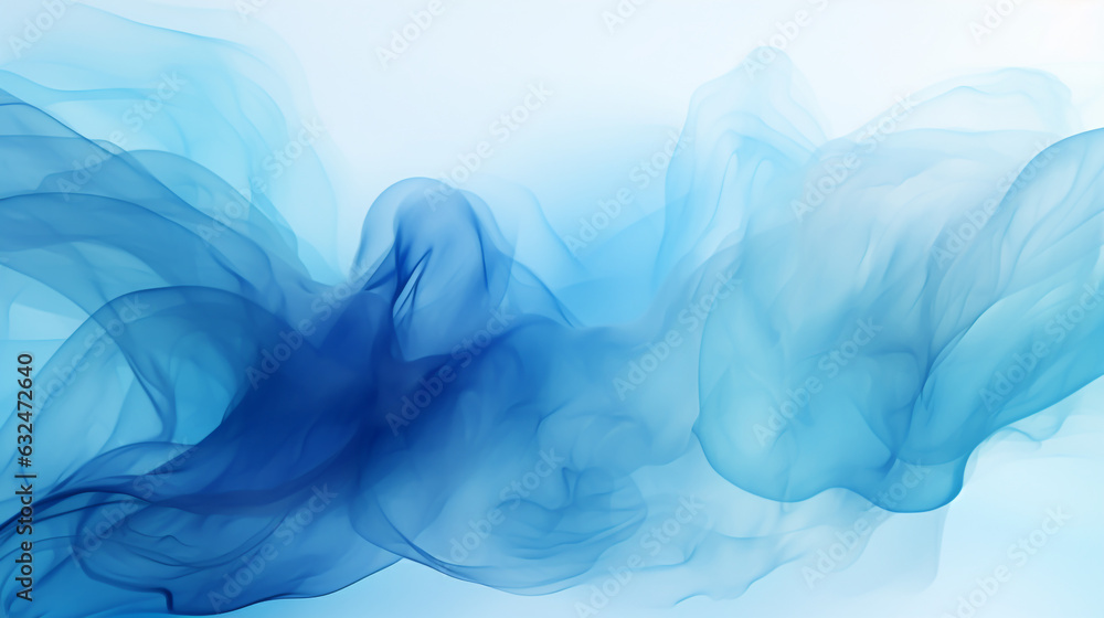 Poster blue and opacity levels to achieve a beautiful and harmonious composition of fluid shapes in your ab