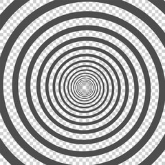 Fototapeta na wymiar Spiral with radial rays vector illustration