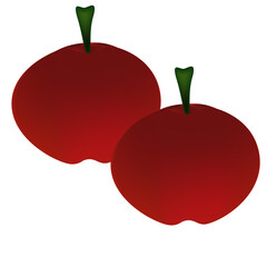 red fruit apple with sweet car Apple is a useful fruit.