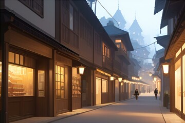 「Generative」「AI」東洋ファンタジータウン