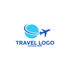 Travel logo icon vector, Simple Travel Agency logo template