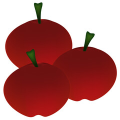 red fruit apple with sweet car Apple is a useful fruit.