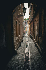 Beautiful Alleys of Ljubljana, Slovenia