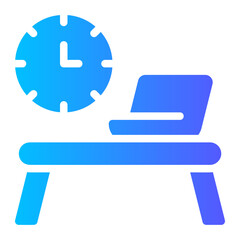 work space gradient icon